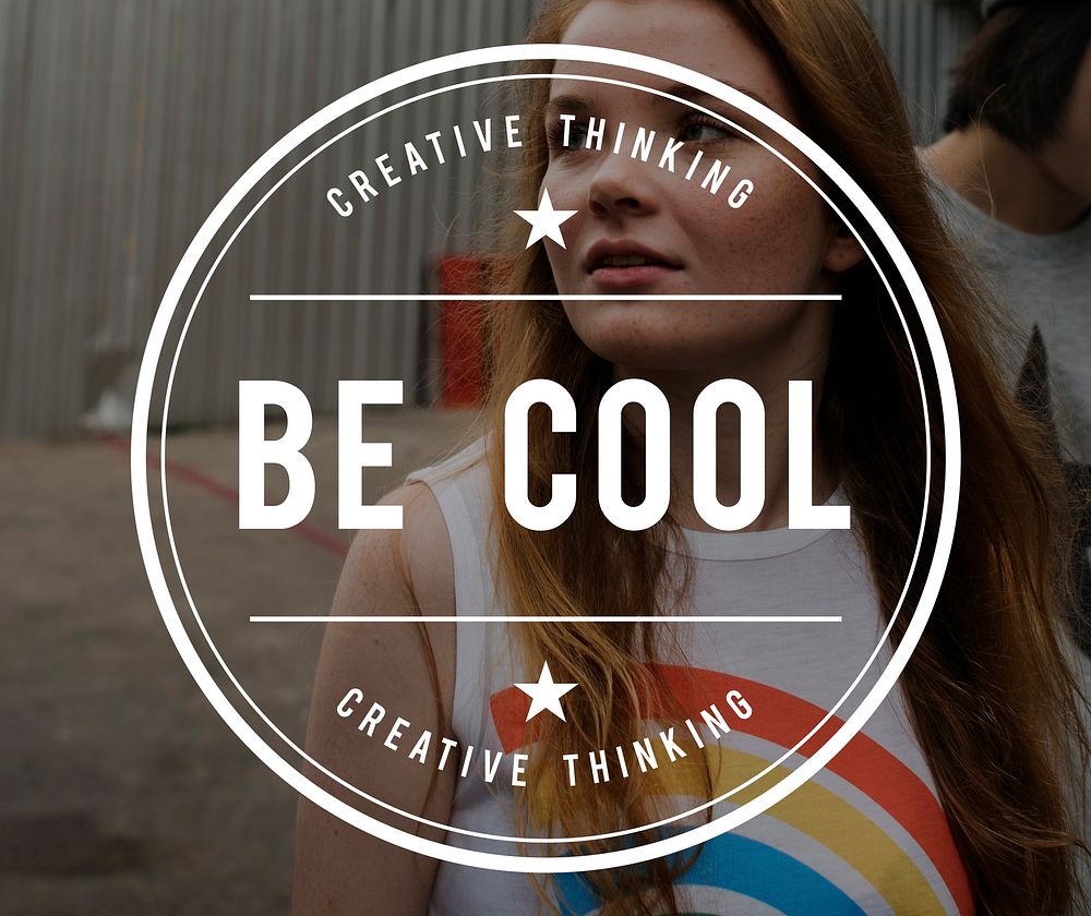 Be Cool Vintage Vector Graphic Concept
