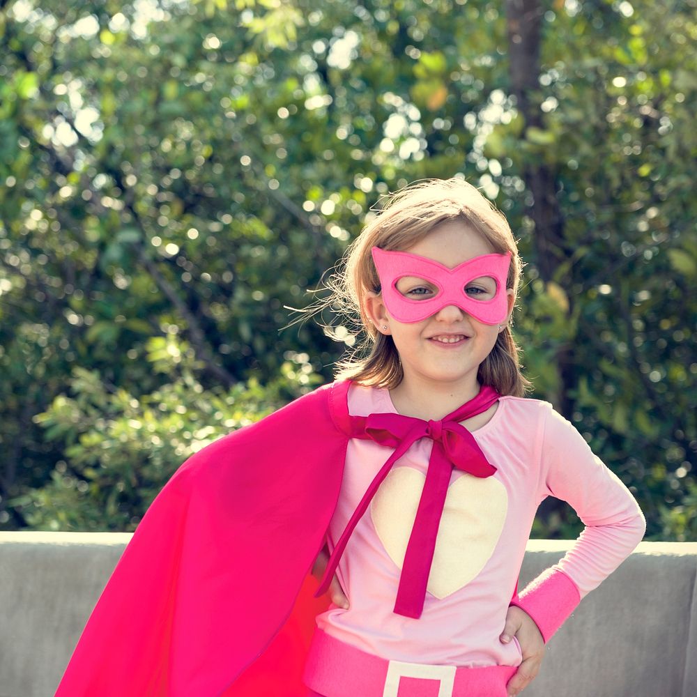 Little Girl Super Hero Concept
