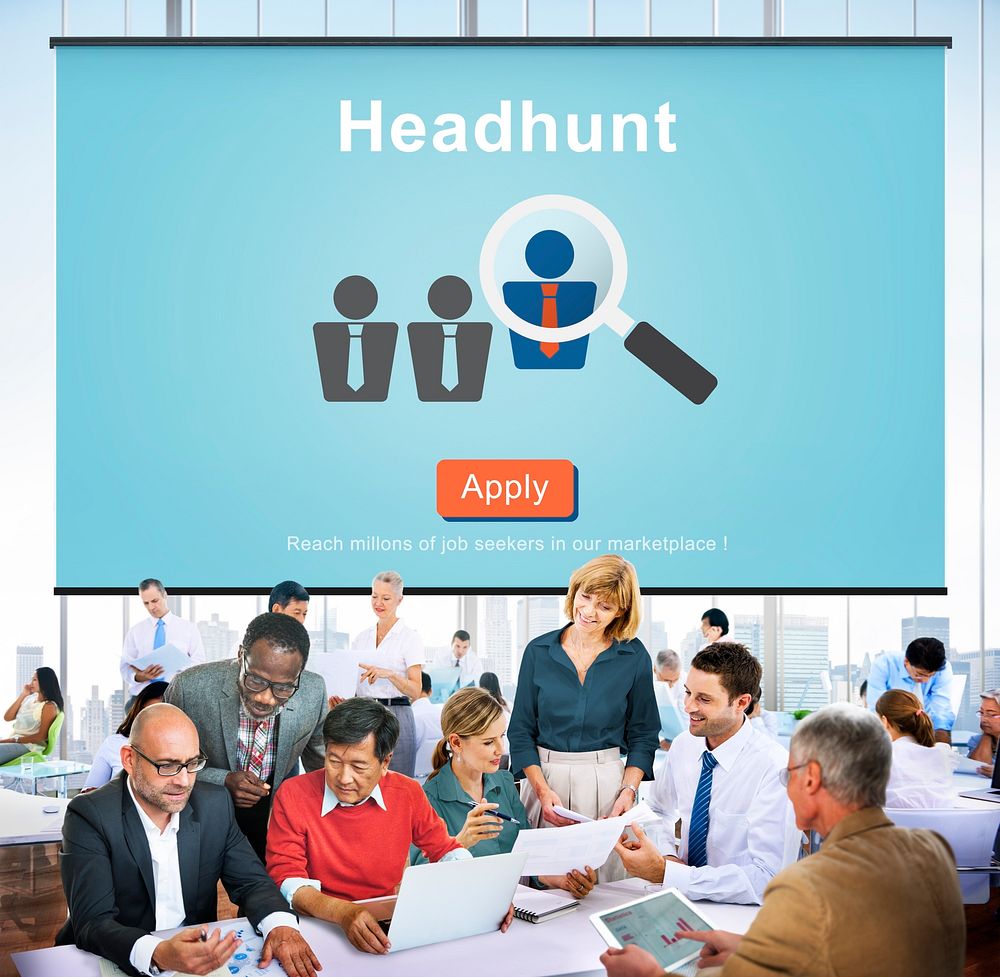 Headhunt Recruitment Scouting Hiring Employment Concept