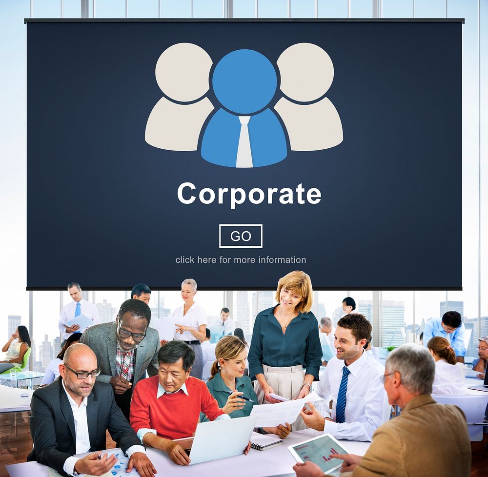 Corporate Business Company Network Organization Concept