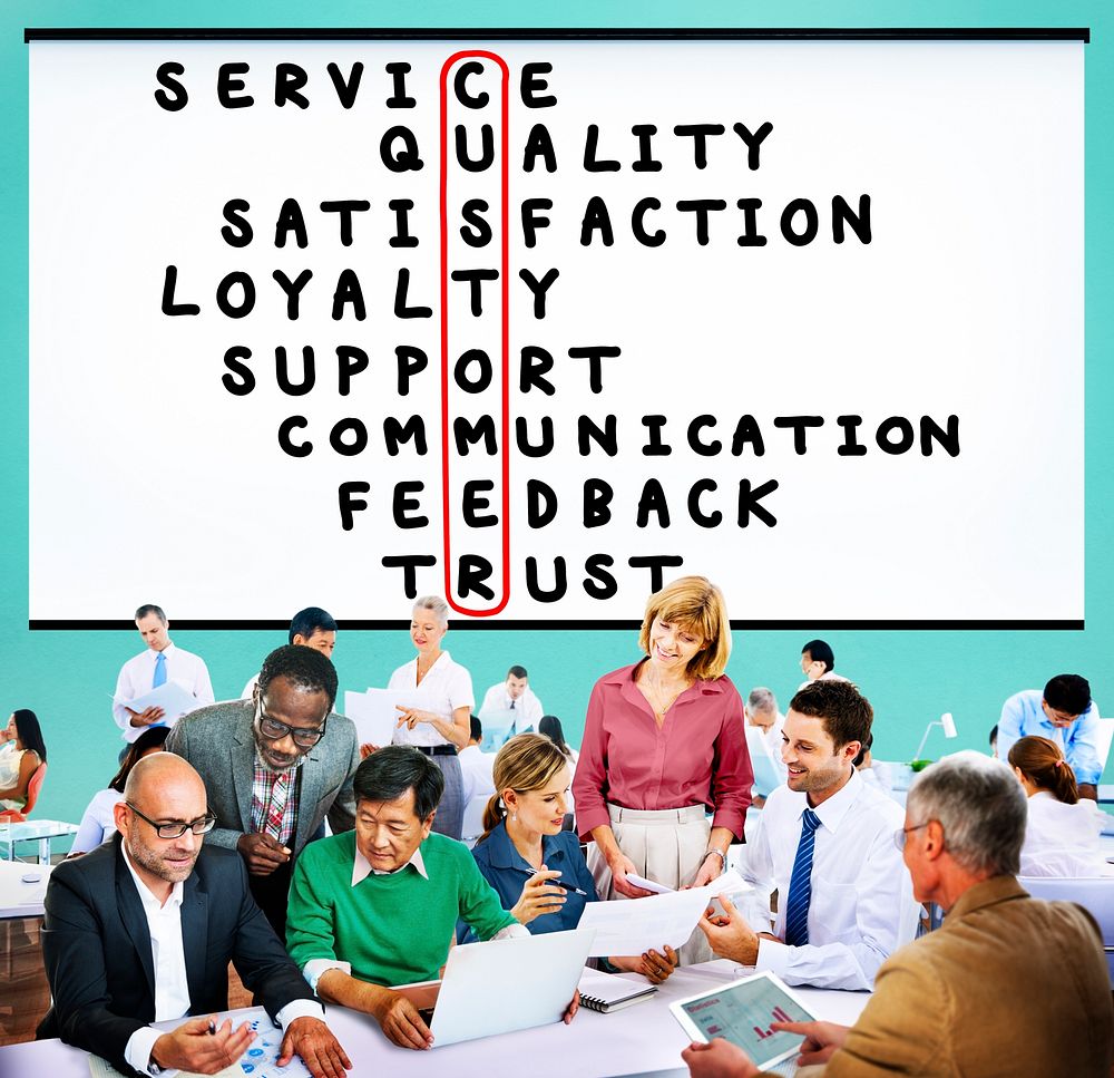 Customer Target Market Puzzle Crossword Premium Photo rawpixel