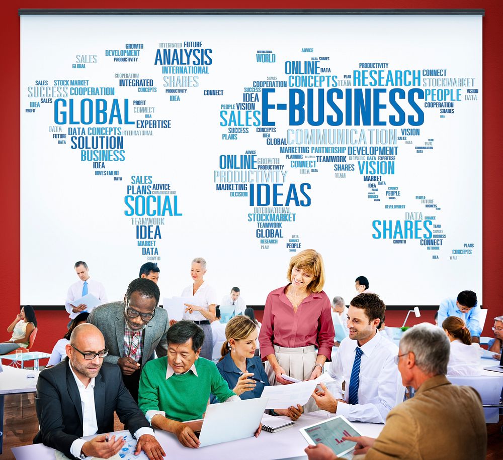 E-Business Ideas Analysis Communication Solution Social Concept