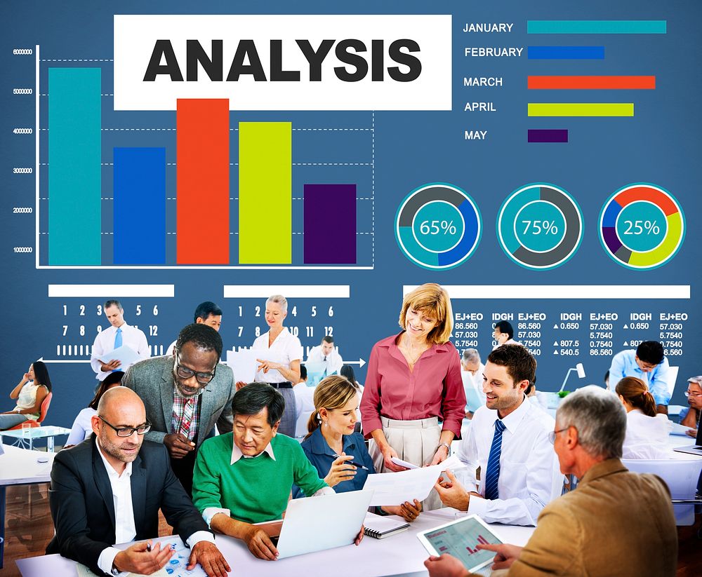 Analysis Analytics Bar graph Chart Data Information Concept