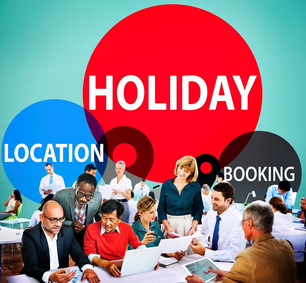Holiday Location Booking leisure Happiness Celebration Concept