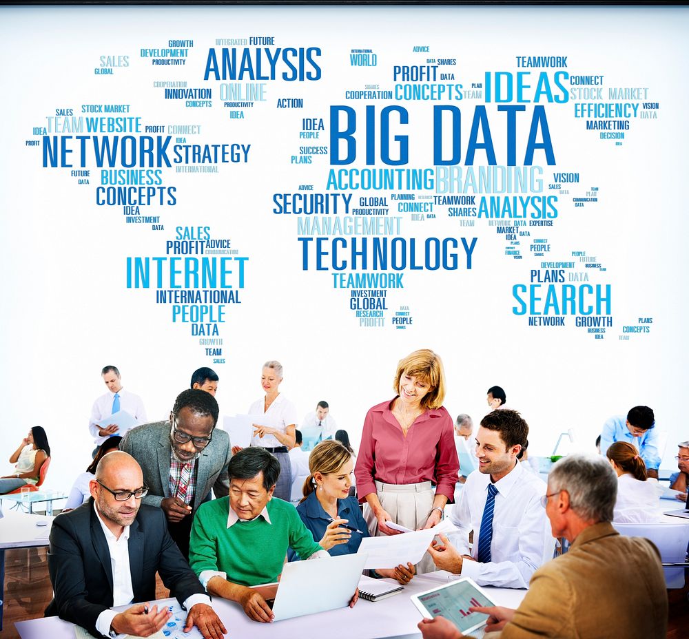 Big Data Network Technology Internet Online Concept