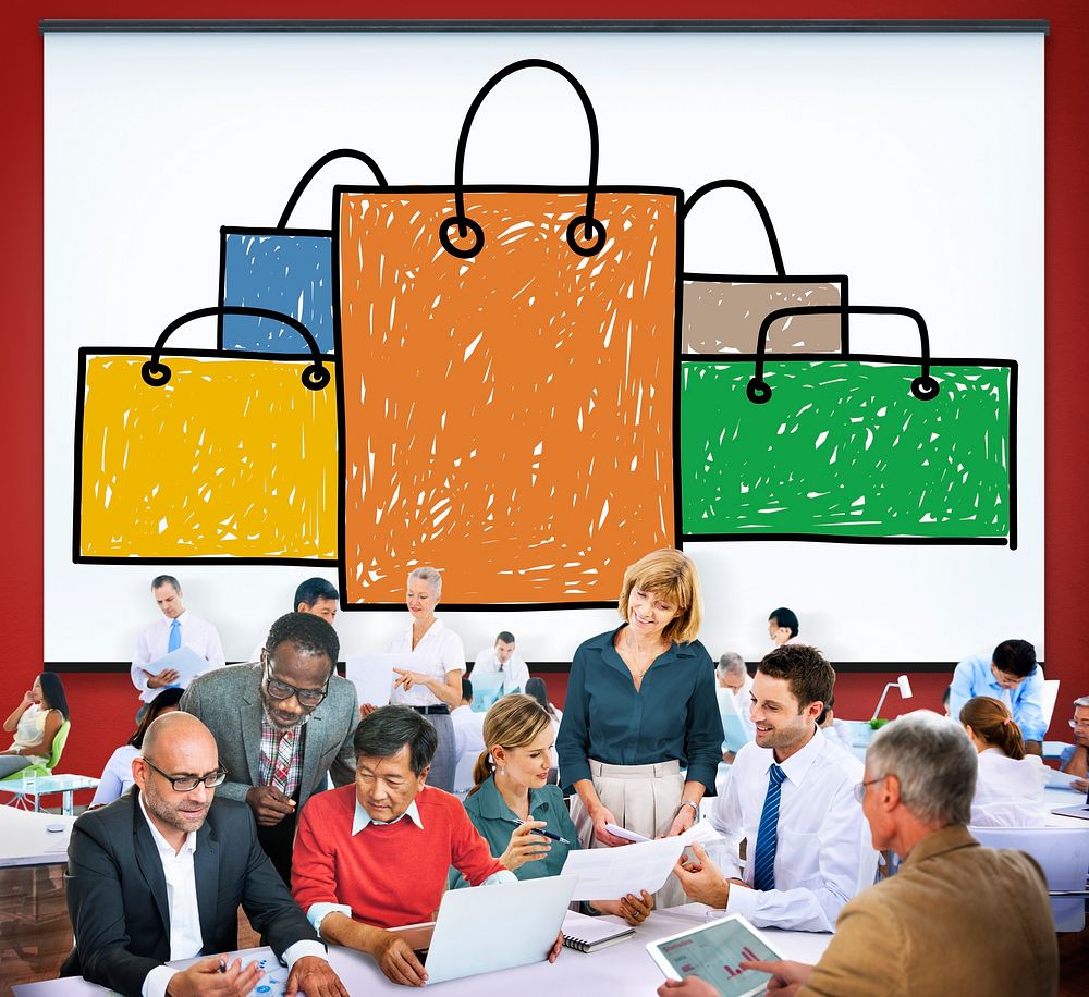 Shopping Bag Sale Capitalism Shopaholic Concept