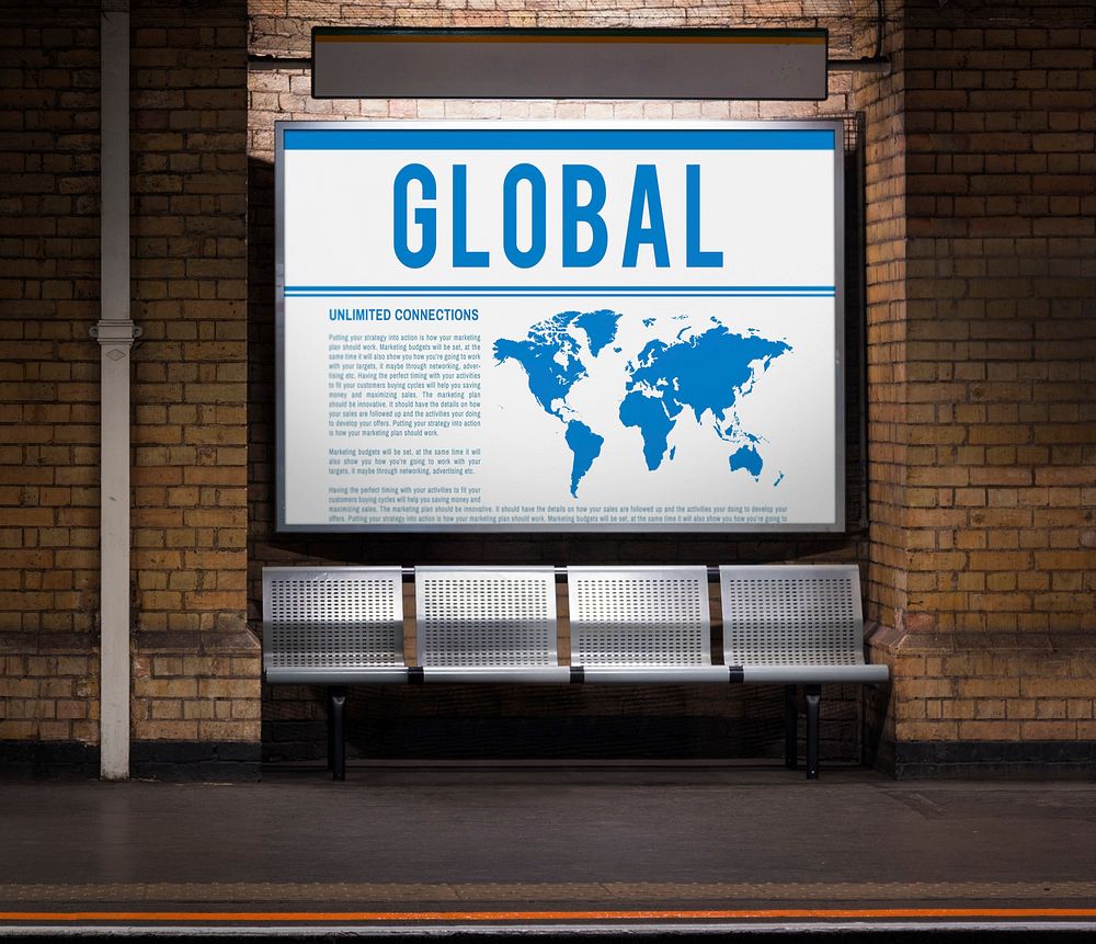 Global Network Digital Worldwide Graphics