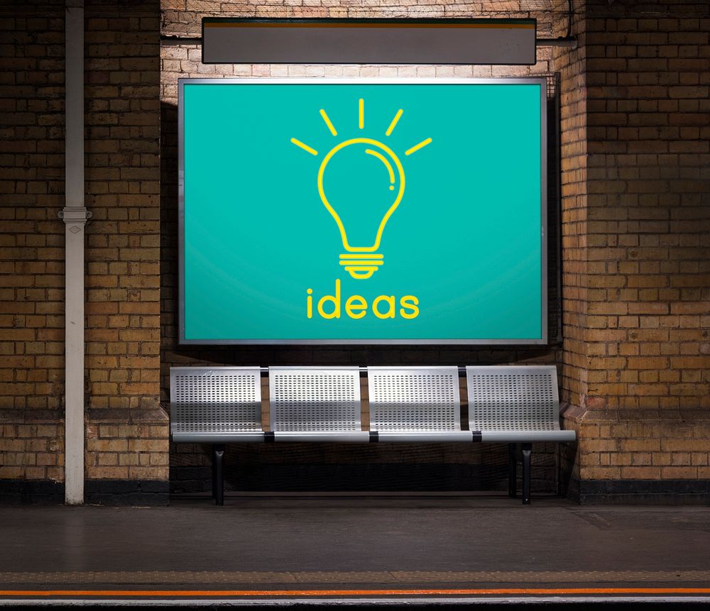 Light bulb icon ideas graphic