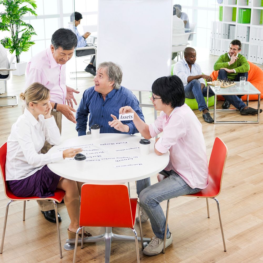 People working together in an office