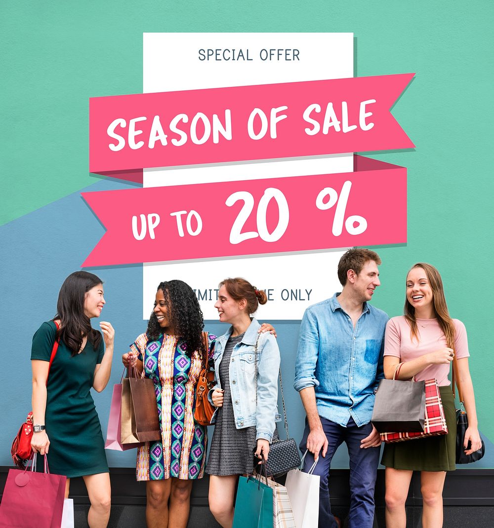 Best Sale Seasonal Offer Concept