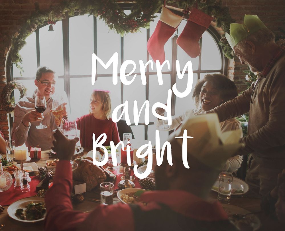 Merry Bright Season Greeting Celebration