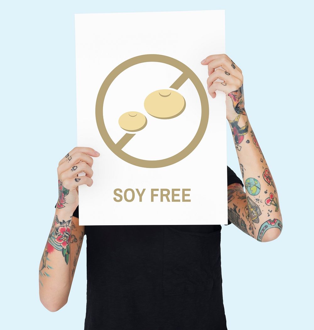 Soy Free Healthy Lifestyle Concept