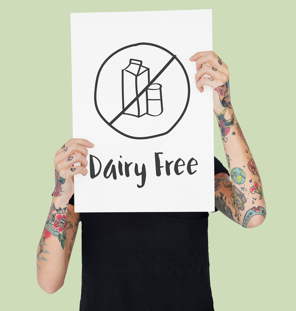 Dairy Free Healthy Lifestyle Concept