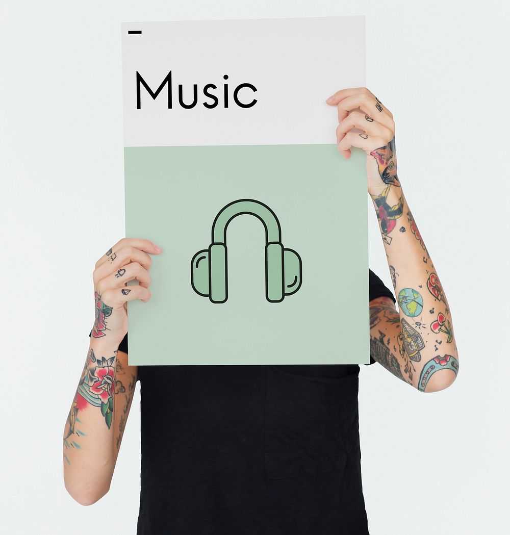 Music Headphones Icon Symbol Sound