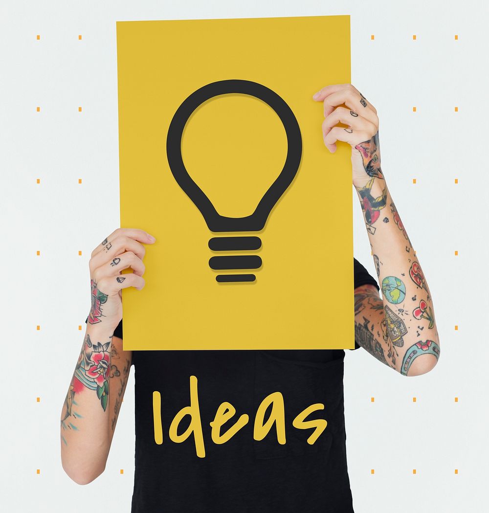 Inspiration Fresh Ideas Imagination Bulb Sign