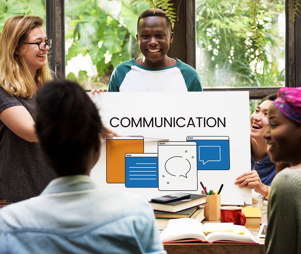 Website Online Communication Talk Conversation Word Graphic