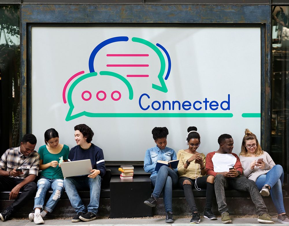 Connected Communication Connection Socialize Concept