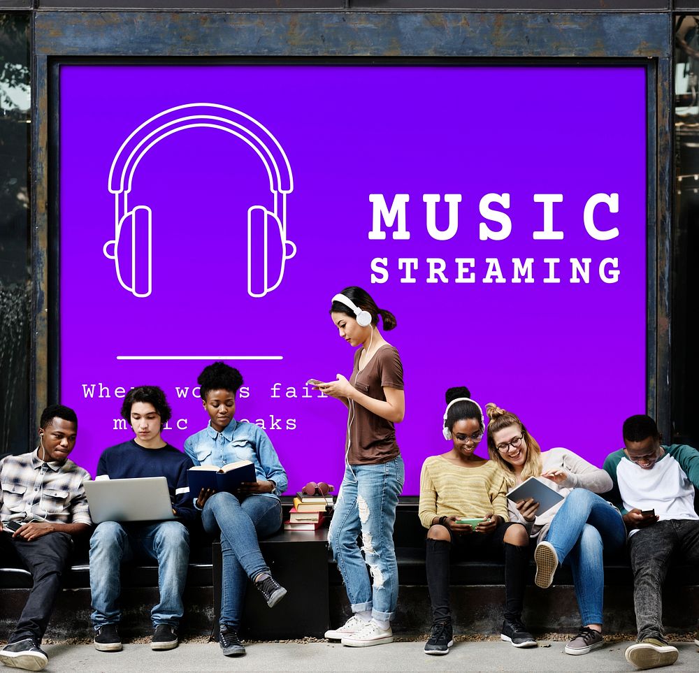 Music Audio Headphones Sign Symbol