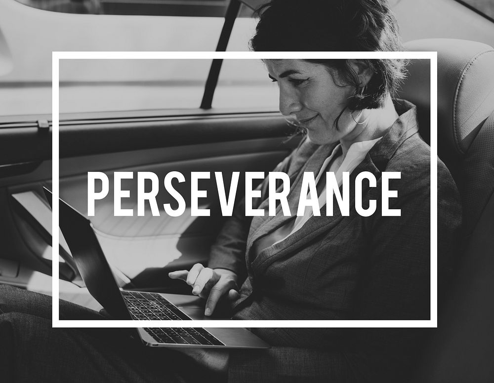 Perseverance Dedication Business Word