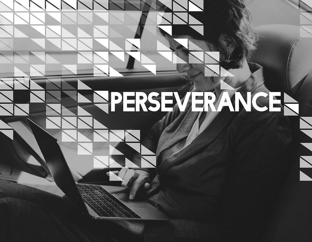 Perseverance Dedication Business Word