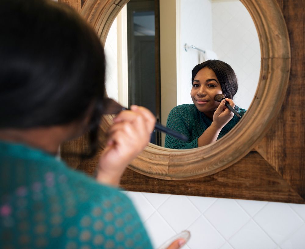 African Descent Woman Beauty Cosmetic Makeup