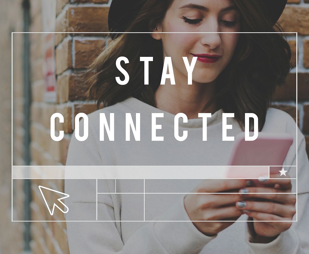 Stay Connection Web Template Graphic