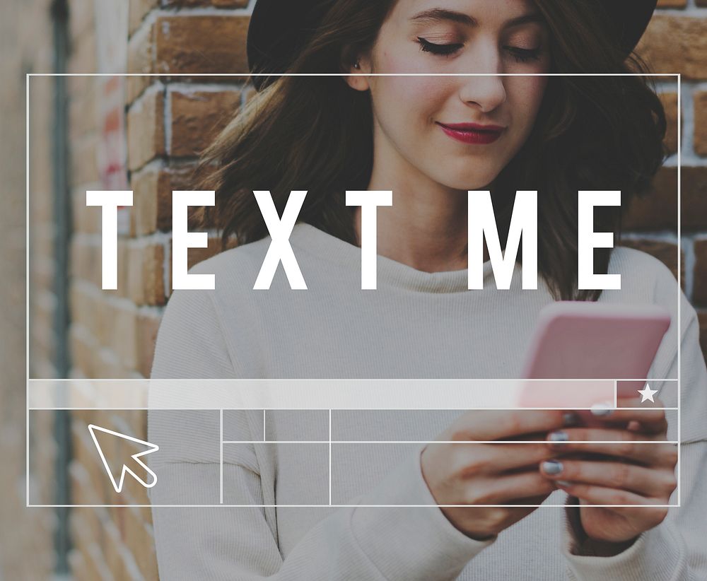 Text Me Message Conversation Communication Word Graphic