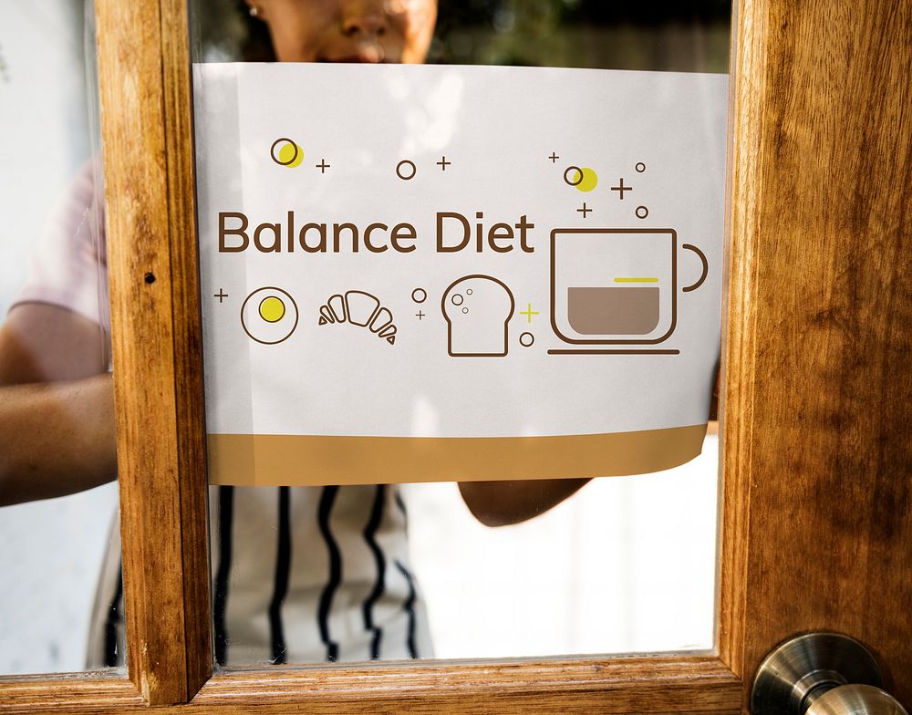 Balance Diet Healthy Nutrition Concept