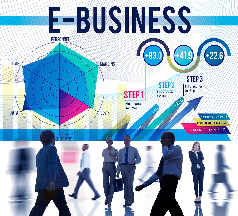 E-Business Global Business Digital Marketing Concept