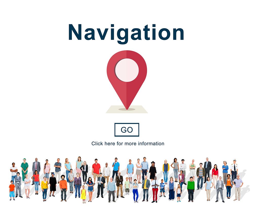 Navigation Position Maps Services Concept