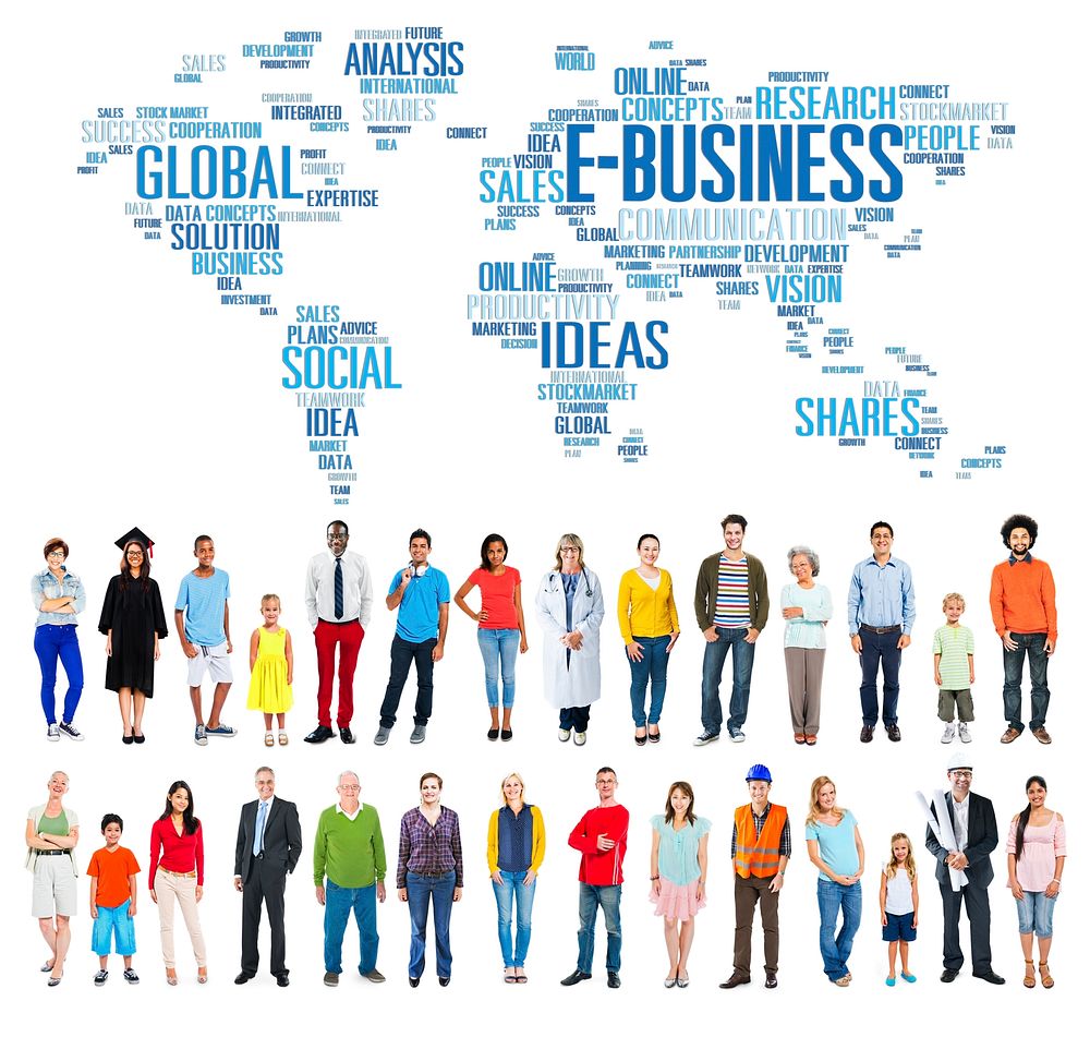 E-Business Ideas Analysis Communication Solution Social Concept