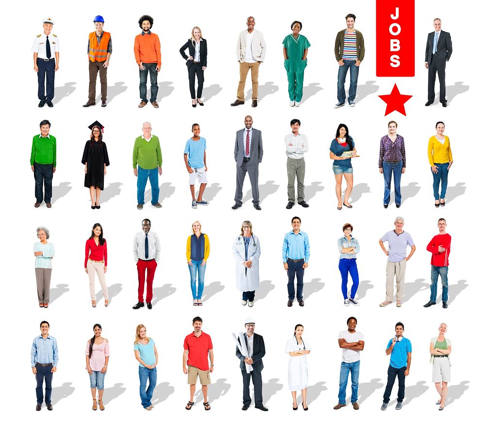 Multi-Ethnic Group of People and Diversity in Careers