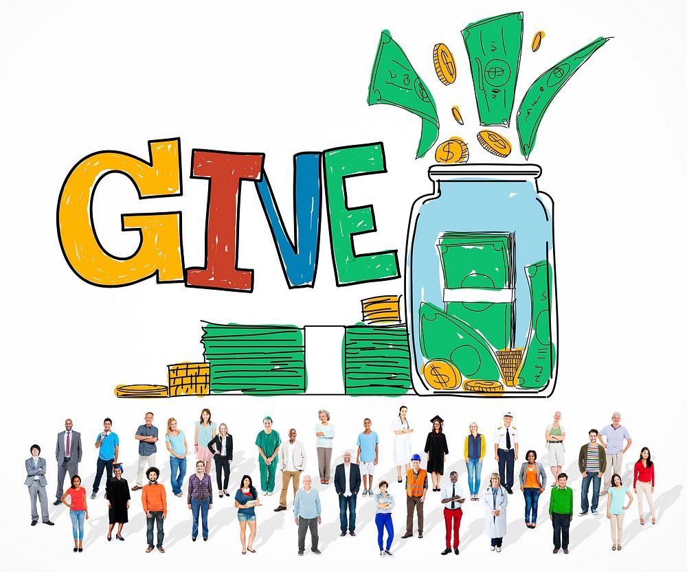 Give Help Donation Charity Volunteer Concept