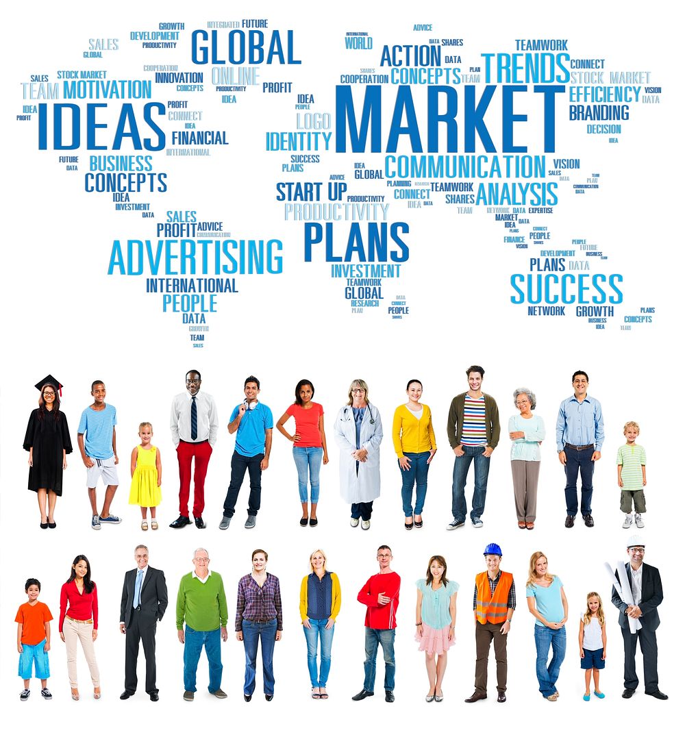 Market Plans Ideas Advertising Business Strategy Concept