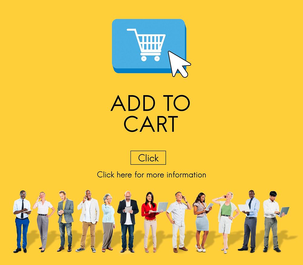 Add to Cart Commerce Internet Shopping Digital Concept