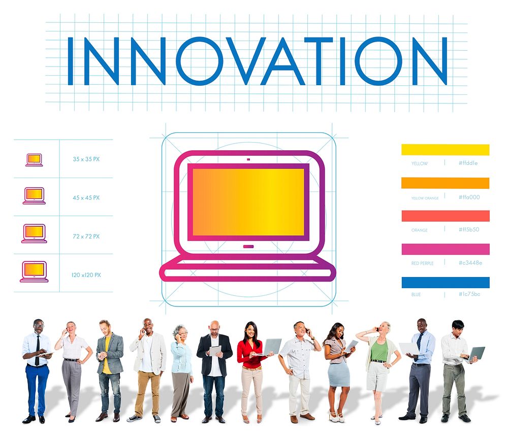 Digital Devices Innovation Multimedia Concept