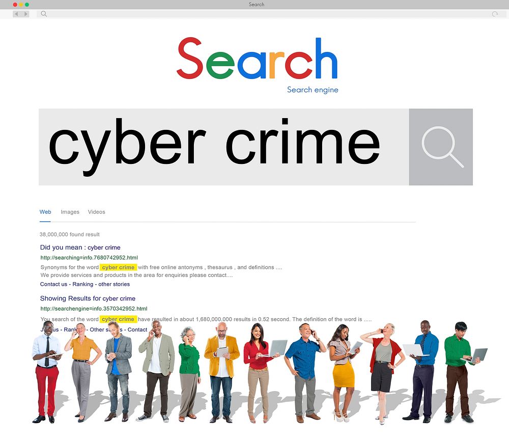 Cyber Crime Technology Illegal Concept