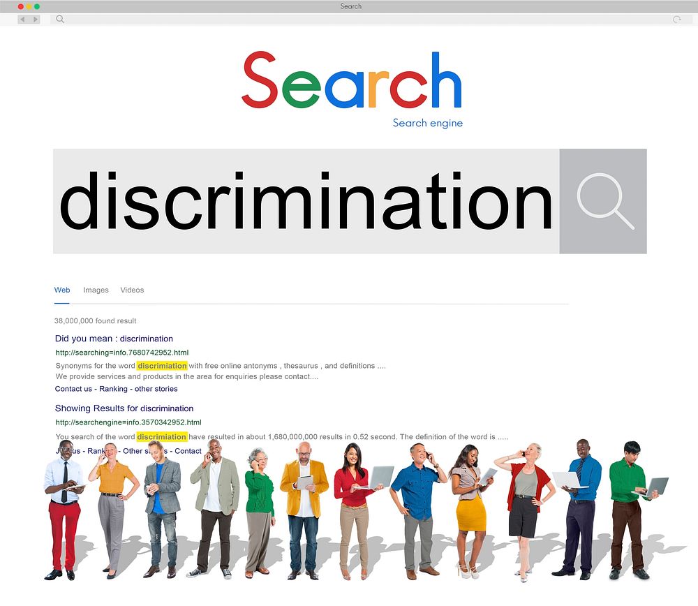 Discrimination Distinction Unfair Unjust Bias Racial Concept