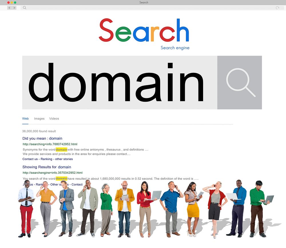 Domain Address Homepage Name Website Internet Concept