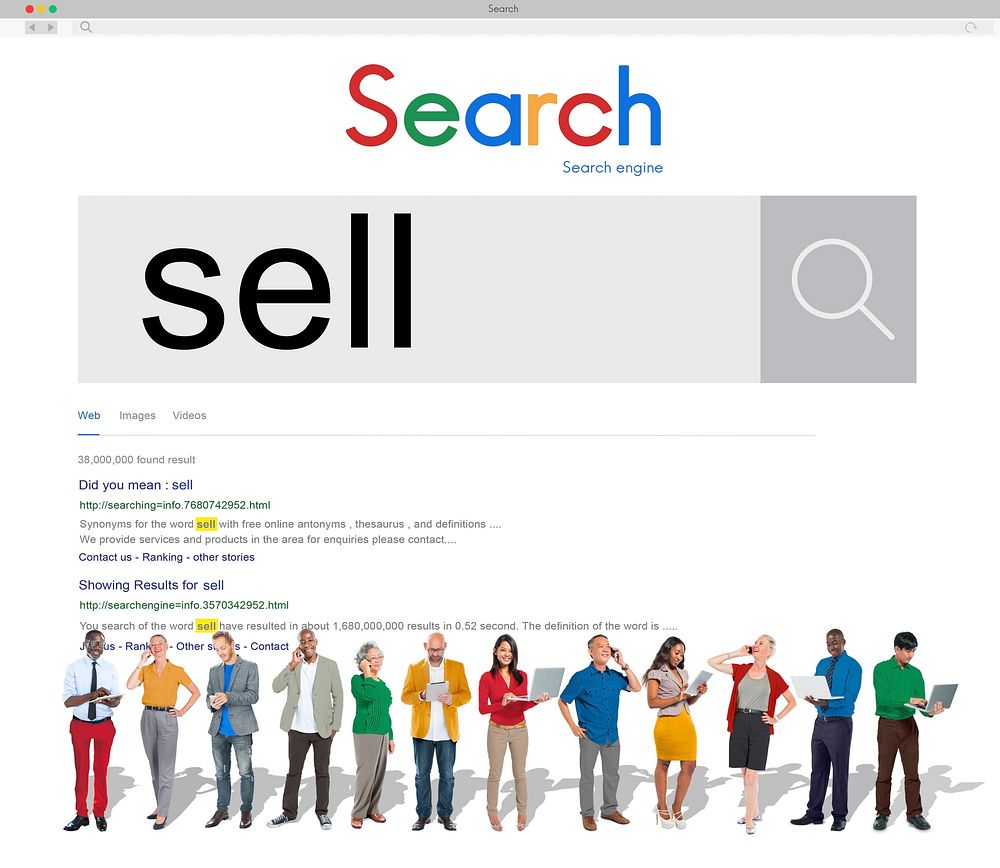 Sell Sale Merchandise Retailing Trade Marketing Concept