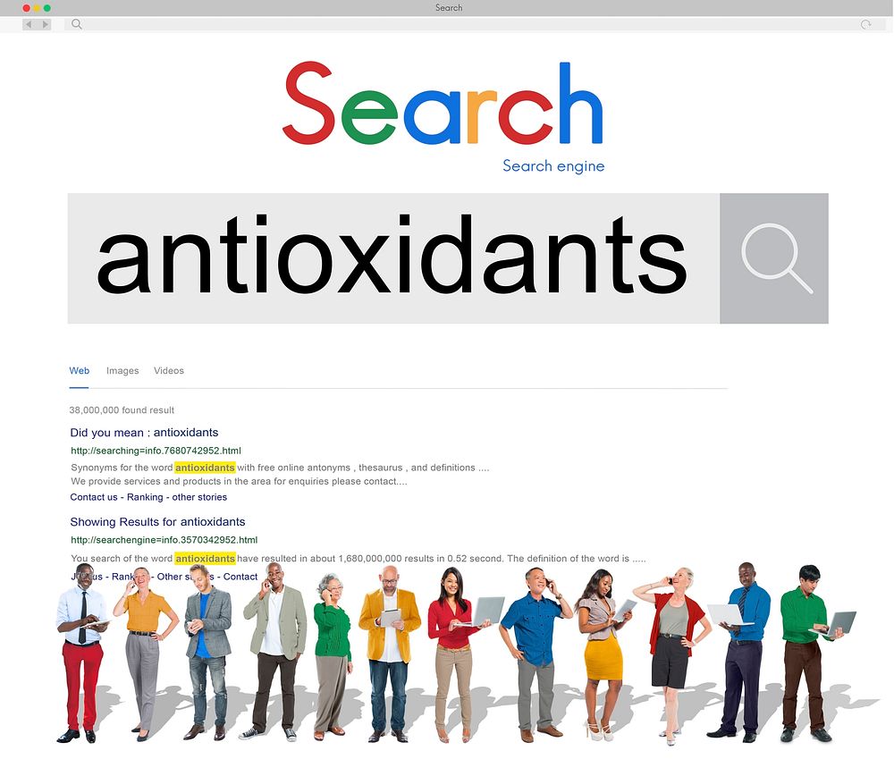 Antioxidants Nutrition Health Natural Concept