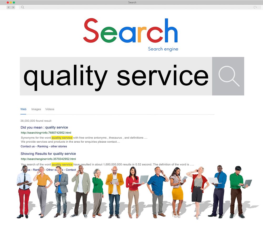 Quality Service Rank Customer Satisfaction Care Concept