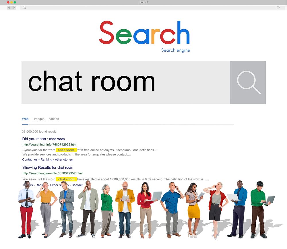 Chat Room Communication Online Messaging Concept