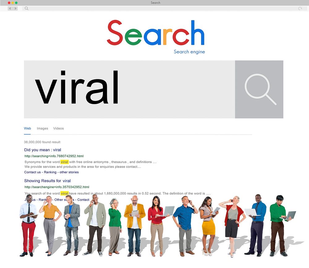 Viral Cyber Online Share Social Media Technology Concept