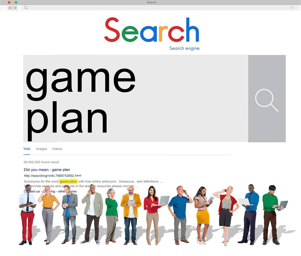 Mission Game Plan Tactics Planning Objective Concept