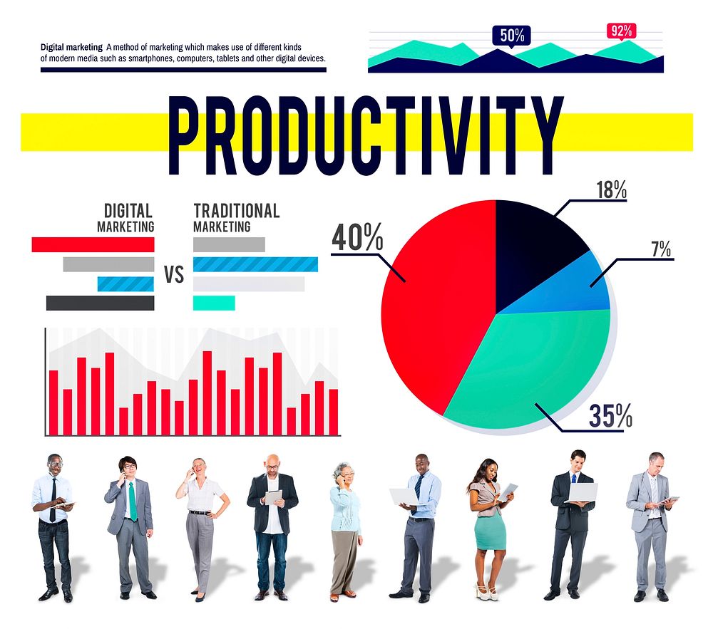 Productivity Growth Success Development Business Concept