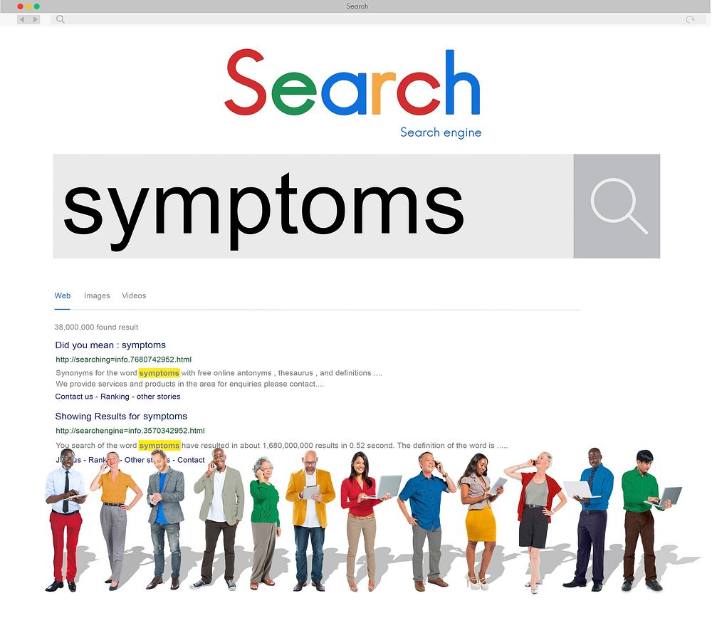Symptoms Disease Illness Indication Sickness Diagnosis Concept