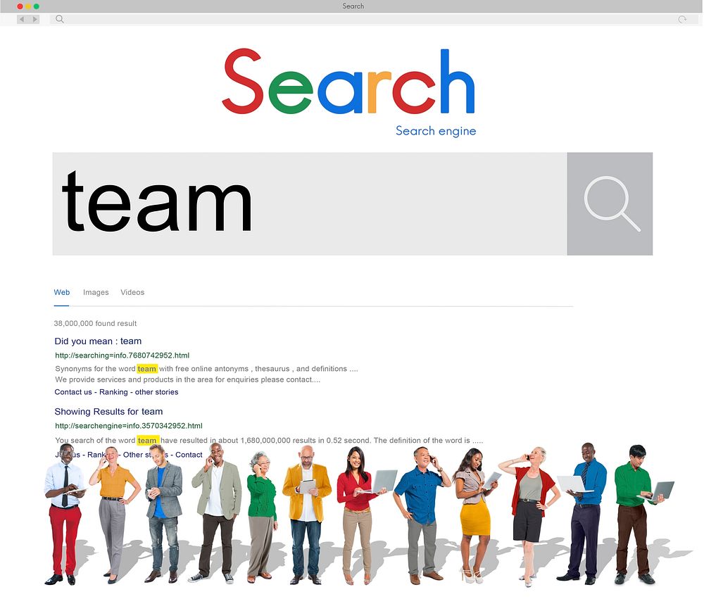 Team Building Collaboration Connection Corporate Teamwork Concept