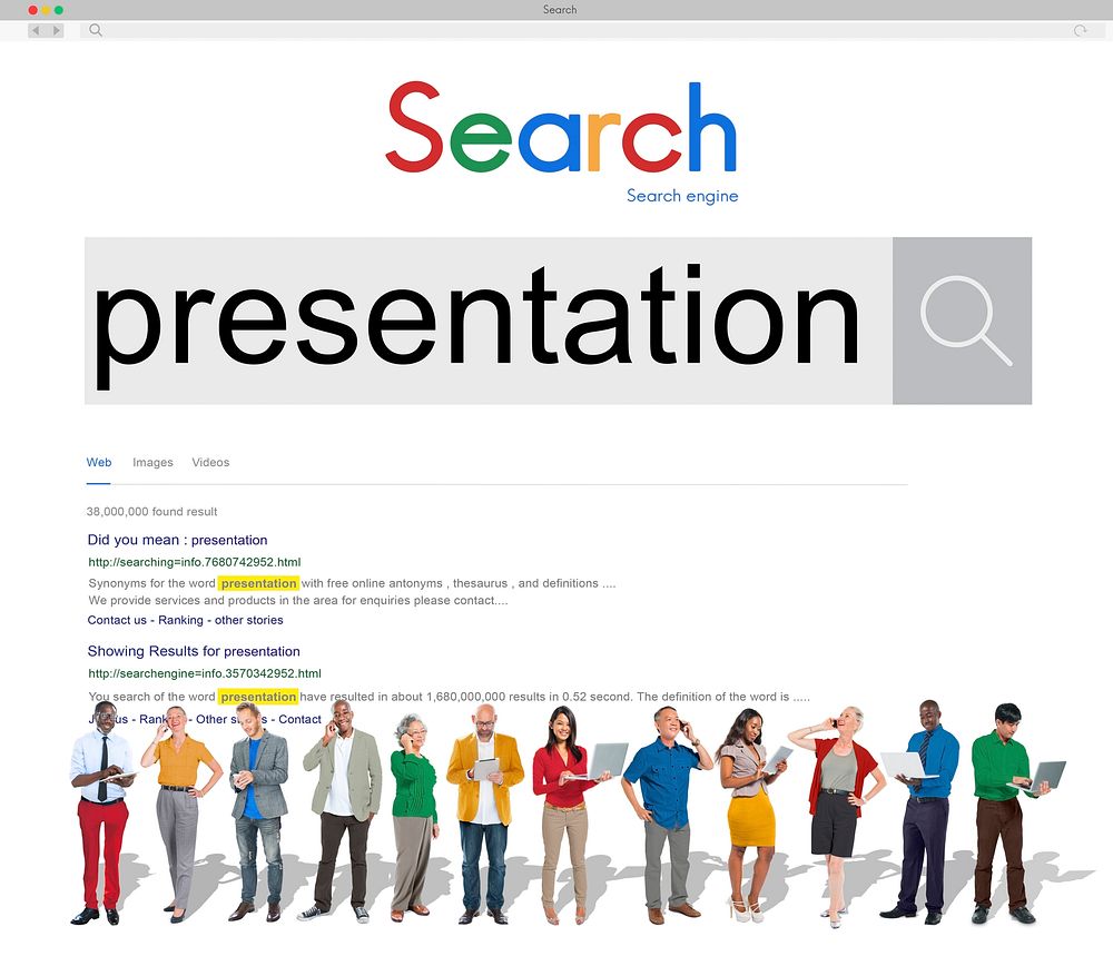 Presentation Audience Communication Display Concept
