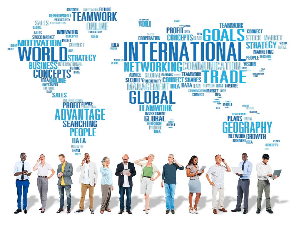 International World Global Network Globalization International Concept